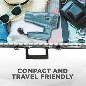 Compact Conair Travel Hair Dryer with Folding Design