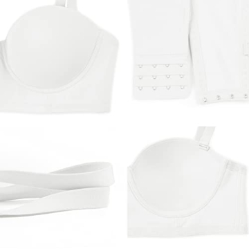 HSIA Strapless Underwire Bra for Big Bust Support