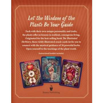 Workman Publishing The Illustrated Herbiary Oracle Cards: 36-Card Deck of Bewitching Botanicals (Wil...