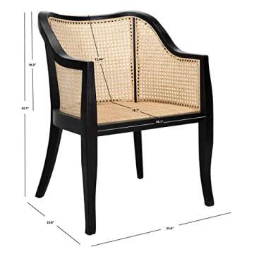 Safavieh Home Maika White Dining Chair