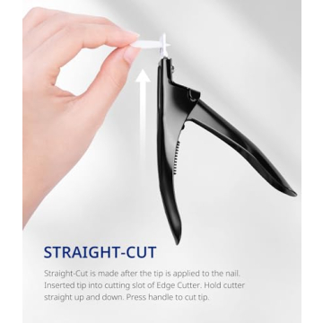 AIRSEE Professional Adjustable Acrylic Nail Clippers for Flawless Nails