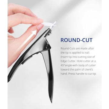AIRSEE Professional Adjustable Acrylic Nail Clippers for Flawless Nails