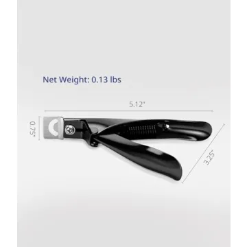 AIRSEE Professional Adjustable Acrylic Nail Clippers for Flawless Nails