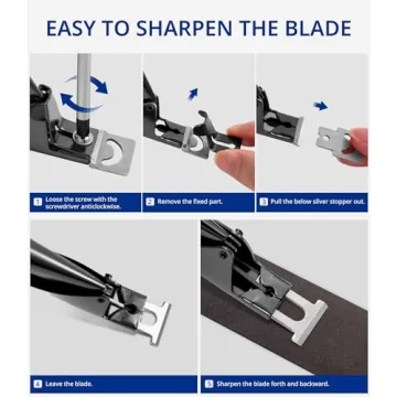 AIRSEE Professional Adjustable Acrylic Nail Clippers for Flawless Nails