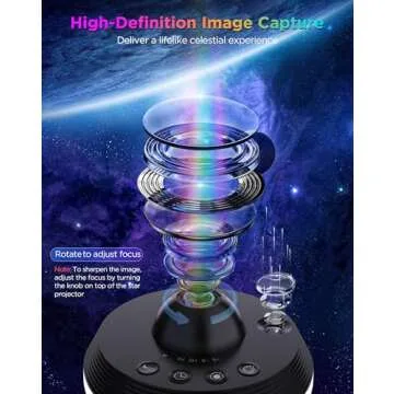 FlyLily Galaxy Projector, 13 in 1 HD Planetarium Galaxy Star Projector for Bedroom, Star Projector Galaxy Light with Timer, Meteor & RGB Lighting Effects, Galaxy Light Projector for Kids, Adults