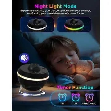 FlyLily Galaxy Projector, 13 in 1 HD Planetarium Galaxy Star Projector for Bedroom, Star Projector Galaxy Light with Timer, Meteor & RGB Lighting Effects, Galaxy Light Projector for Kids, Adults