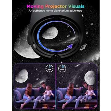 FlyLily Galaxy Projector, 13 in 1 HD Planetarium Galaxy Star Projector for Bedroom, Star Projector Galaxy Light with Timer, Meteor & RGB Lighting Effects, Galaxy Light Projector for Kids, Adults