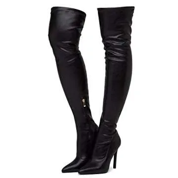 Shoe Land Womens Stylish Over Knee Thigh High Boots