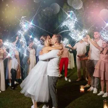 Simgoing 24 Pcs Lighted Wedding Wands for Unforgettable Celebrations