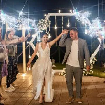 Simgoing 24 Pcs Lighted Wedding Wands for Unforgettable Celebrations