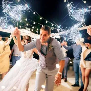 Simgoing 24 Pcs Lighted Wedding Wands for Unforgettable Celebrations