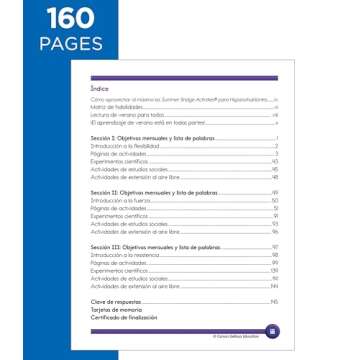 Summer Bridge Activities Spanish 2nd to 3rd Grade Workbooks, Activity Book With Math, Reading Comprehension, Science, Fitness, Social Studies, Writing Practice, and Flash Cards