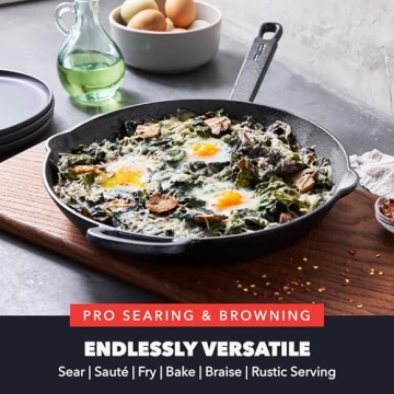 GreenPan Bobby Flay 12 Inch Pre-Seasoned Cast Iron Skillet