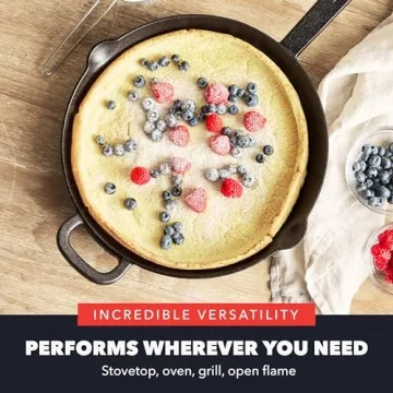 GreenPan Bobby Flay 12 Inch Pre-Seasoned Cast Iron Skillet