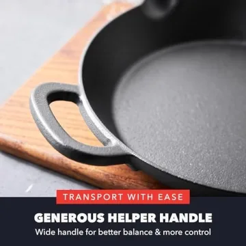 GreenPan Bobby Flay 12 Inch Pre-Seasoned Cast Iron Skillet