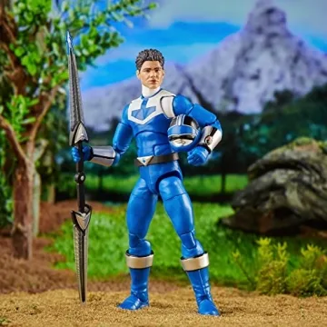 Power Rangers Blue Ranger Action Figure with Vector Cycle
