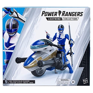 Power Rangers Blue Ranger Action Figure with Vector Cycle