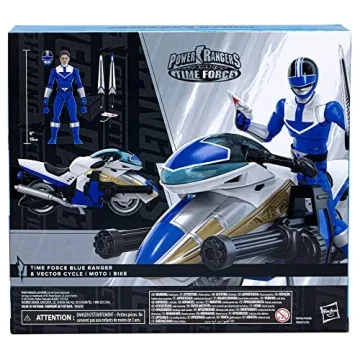 Power Rangers Blue Ranger Action Figure with Vector Cycle