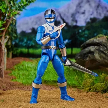 Power Rangers Blue Ranger Action Figure with Vector Cycle