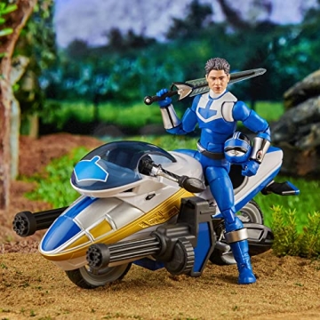 Power Rangers Blue Ranger Action Figure with Vector Cycle
