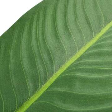 Artificial Tree in Modern Granite Effect Planter, Fake Bird of Paradise Silk Tree for Indoor and Outdoor Home Decoration - 67" Overall Tall (Plant Pot Plus Tree)