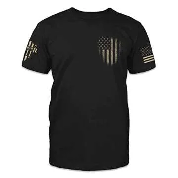 Warrior 12 Support Veterans T-Shirt | Patriotic 100% Cotton Tee