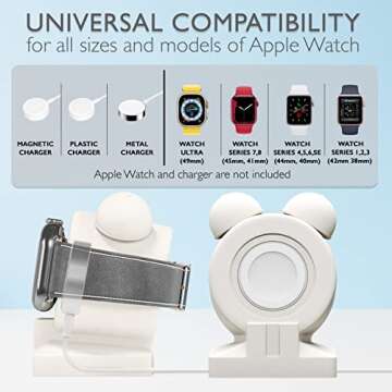 iWatch Charger Stand for Apple Watch Series Ultra2/Ultra/10/9/8/SE2/7/6/SE/5/4/3/2/1 (49/46/45/44/42...