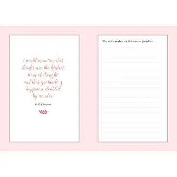 Daily Gratitude Journal for Mindfulness and Appreciation