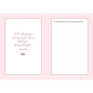Daily Gratitude Journal for Mindfulness and Appreciation