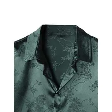 Stylish SOLY HUX Men's Hawaiian Button-Up Beach Shirt