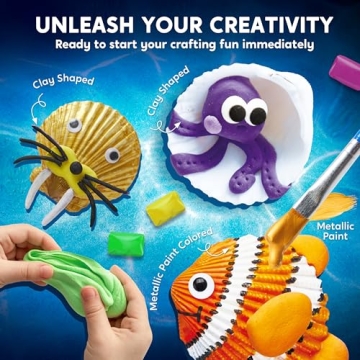 Klever Sea Shell Painting Kit for Kids Creative Fun