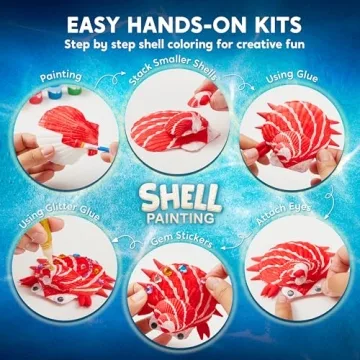 Klever Sea Shell Painting Kit for Kids Creative Fun