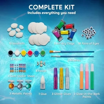 Klever Sea Shell Painting Kit for Kids Creative Fun
