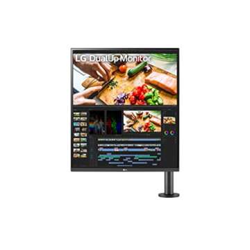 LG 28MQ780-B 28 Inch SDQHD (2560 x 2880) Nano IPS DualUp Monitor with Ergo Stand, DCI-P3 98% (Typ.) ...
