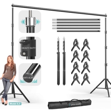 Julius Studio 12.5 x 10 ft Adjustable Backdrop Stand