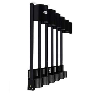 Savage Seamless Paper Pro Storage Rack, Holds 6 Photography Backdrops Rolls, Aluminum Construction, Photography Props