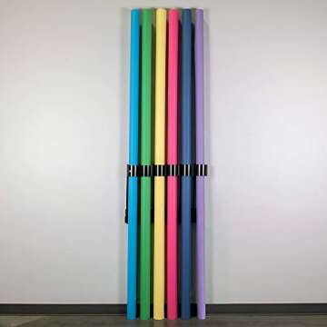 Savage Seamless Paper Pro Storage Rack, Holds 6 Photography Backdrops Rolls, Aluminum Construction, Photography Props