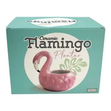 Cute Flamingo Planter Pot for Home Decor