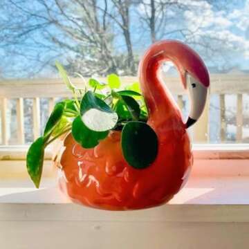 Streamline Imagined Cute Flamingo Planter Pot