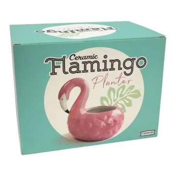 Cute Flamingo Planter Pot for Home Decor
