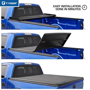 Tyger Auto T3 Soft Tri-Fold Cover for Ford F-150 5.5' Bed