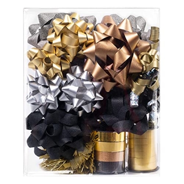 WRAPAHOLIC 14 Pcs Gift Bows for Every Occasion