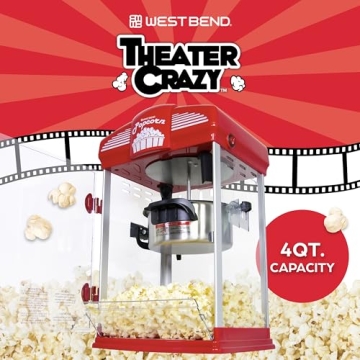 West Bend Stir Crazy Popcorn Popper for Movie Nights