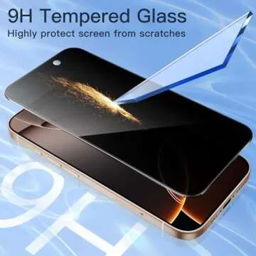 JETech iPhone 16 Pro Max Privacy Screen Protector