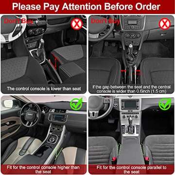 MORDEN MS Car Seat Gap Filler with Cup Holder - Storage Solution