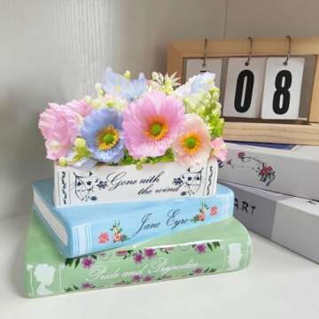 Scuyari Book-Shaped Planter - Unique Ceramic Decor