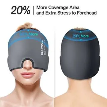 ONLYCARE Migraine Relief Cap for Soothing Headache Comfort