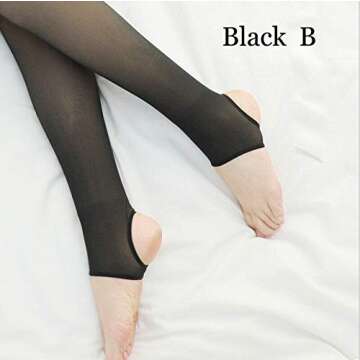 AQWEI Women Fleece Pantyhose for Winter Outdoor