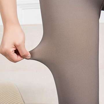 AQWEI Women Fleece Pantyhose for Winter Outdoor