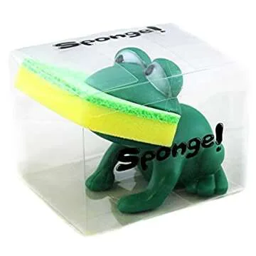 Fun Frog Sponge Holder for Kitchen - Ideal Gift Choice